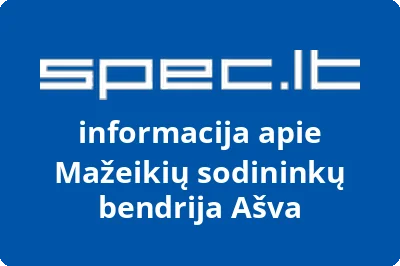 Mažeikių sodininkų bendrija Ašva