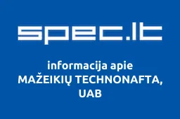 MAŽEIKIŲ TECHNONAFTA, UAB