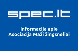 Asociacija Maži žingsneliai | spec.lt