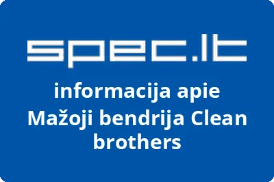 Clean boys, MB | spec.lt