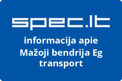 Eg transport, MB | spec.lt