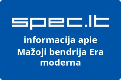 Era moderna, MB