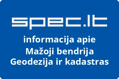Geodezija ir kadastras, MB
