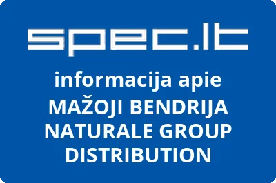 MAŽOJI BENDRIJA NATURALE GROUP DISTRIBUTION