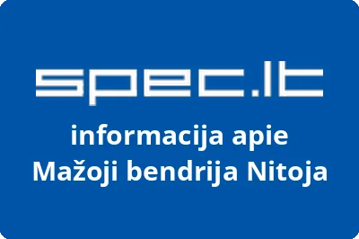 Nitoja, MB | spec.lt