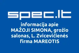 MAŽOJI SIMONA, grožio salonas, L. Zvicevičienės firma MAREOTIS iliustracija