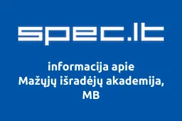 Mažųjų išradėjų akademija, MB | spec.lt