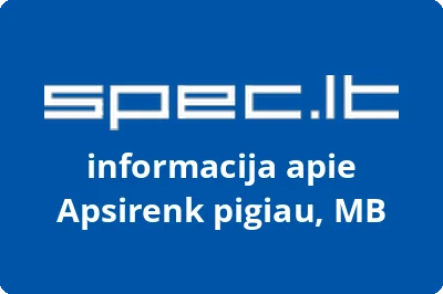 Apsirenk pigiau, MB