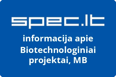 Biotechnologiniai projektai, MB