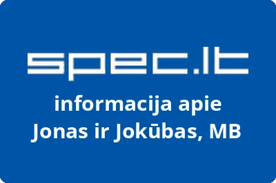 Jonas ir Jokūbas, MB | spec.lt