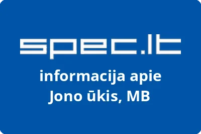 Jono ūkis, MB
