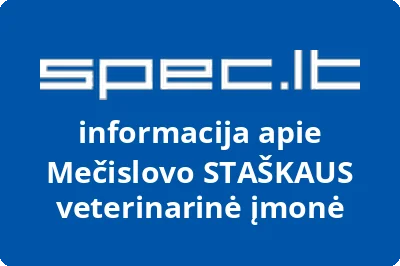 Mečislovo STAŠKAUS veterinarinė įmonė