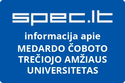 MEDARDO ČOBOTO TREČIOJO AMŽIAUS UNIVERSITETAS