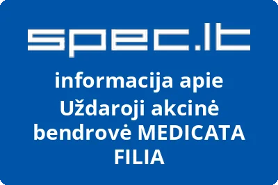MEDICATA FILIA, UAB