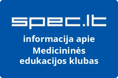 Medicininės edukacijos klubas | spec.lt