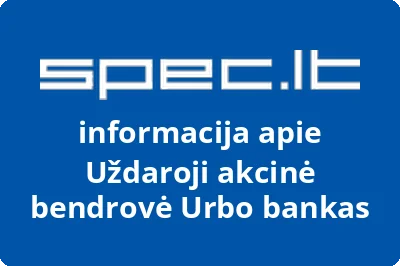 Urbo bankas, UAB