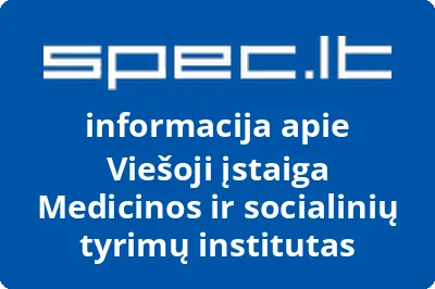 Medicinos ir socialinių tyrimų institutas, VŠĮ