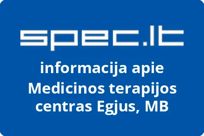 Medicinos terapijos centras Egjus, MB