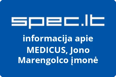 MEDICUS, Jono Marengolco įmonė