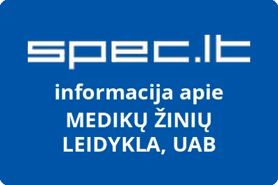 MEDIKŲ ŽINIŲ LEIDYKLA, UAB