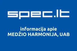 MEDŽIO HARMONIJA, UAB | spec.lt