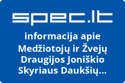 Medžiotojų ir žvejų draugijos Joniškio skyriaus Daukšių medžiotojų būrelis