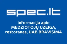 MEDŽIOTOJŲ UŽEIGA, restoranas, UAB BRAVISIMA iliustracija
