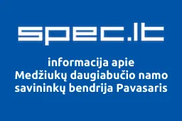 Medžiukų daugiabučio namo savininkų bendrija Pavasaris iliustracija