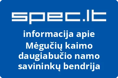 Mėgučių kaimo daugiabučio namo savininkų bendrija | spec.lt