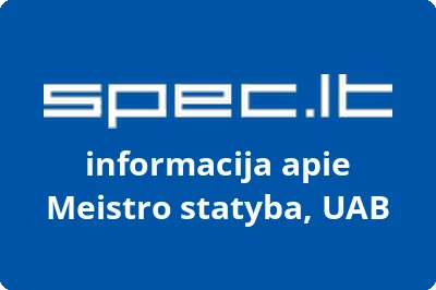 Meistro statyba, UAB