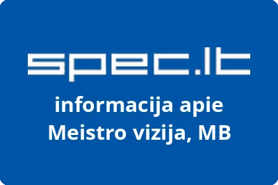 Meistro vizija, MB | spec.lt