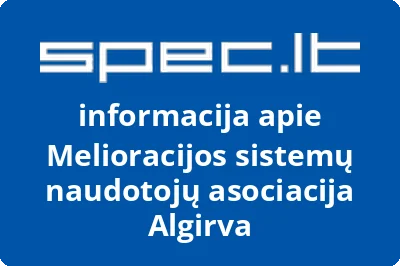 Melioracijos sistemų naudotojų asociacija Algirva