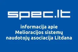 Melioracijos sistemų naudotojų asociacija Litdana | spec.lt