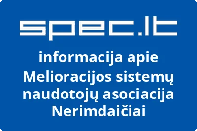 Melioracijos sistemų naudotojų asociacija Nerimdaičiai | spec.lt