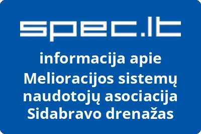 Melioracijos sistemų naudotojų asociacija Sidabravo drenažas