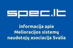 Melioracijos sistemų naudotojų asociacija Svalia