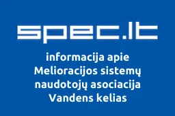 Melioracijos sistemų naudotojų asociacija Vandens kelias