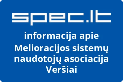 Melioracijos sistemų naudotojų asociacija Veršiai | spec.lt
