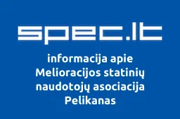 Melioracijos statinių naudotojų asociacija Pelikanas