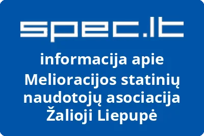 Melioracijos statinių naudotojų asociacija Žalioji Liepupė