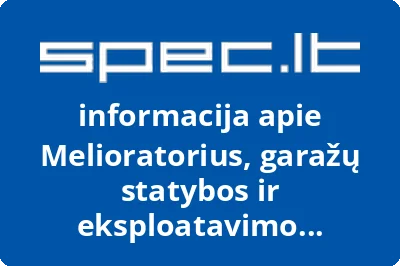 Garažų statybos ir eksploatavimo bendrija Melioratorius