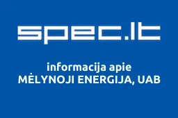 MĖLYNOJI ENERGIJA, UAB iliustracija