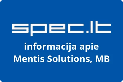 Mentis Solutions, MB | spec.lt