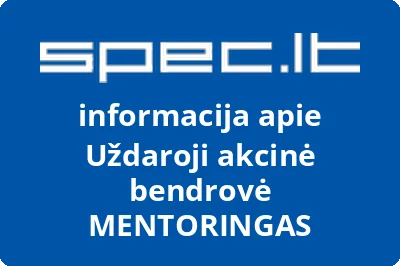 MENTORINGAS, UAB