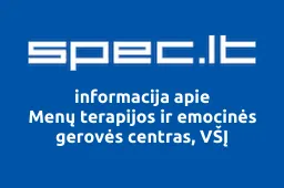 Menų terapijos ir emocinės gerovės centras, VŠĮ | spec.lt