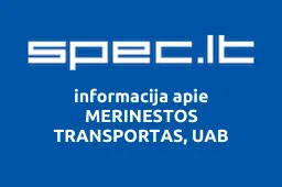 MERINESTOS TRANSPORTAS, UAB | spec.lt
