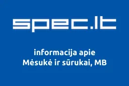 Mėsukė ir sūrukai, MB | spec.lt