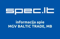 MGV BALTIC TRADE, MB | spec.lt