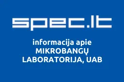 MIKROBANGŲ LABORATORIJA, UAB | spec.lt