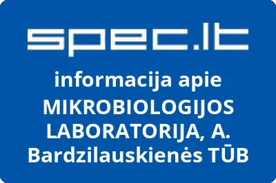 A. Bardzilauskienės mikrobiologijos laboratorija, MB